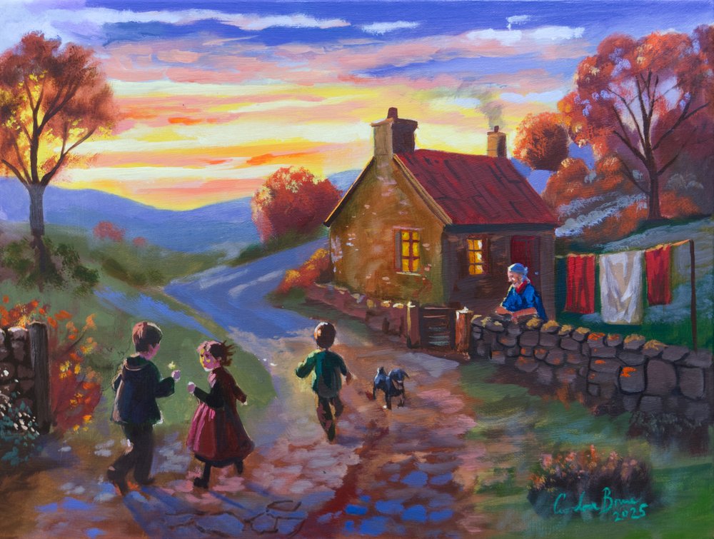 Autumn Evening Countryside Play