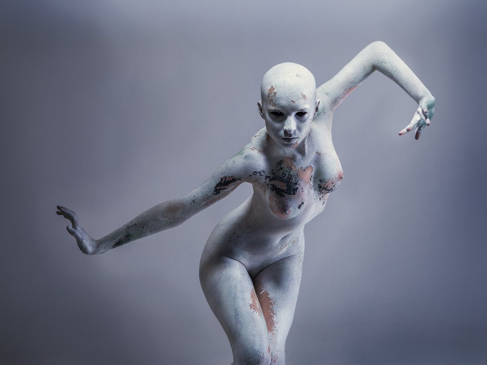 Ethereal Painted Figure