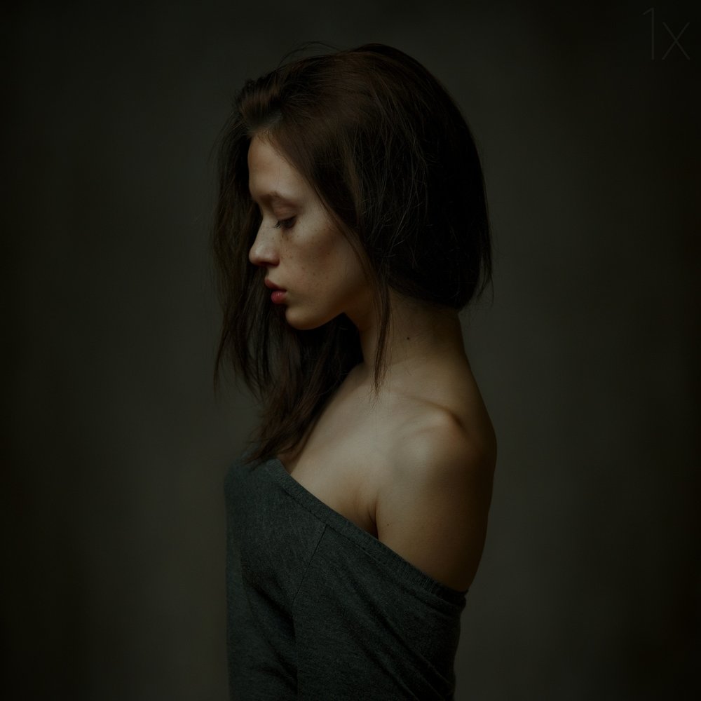 Pensive Profile Portrait