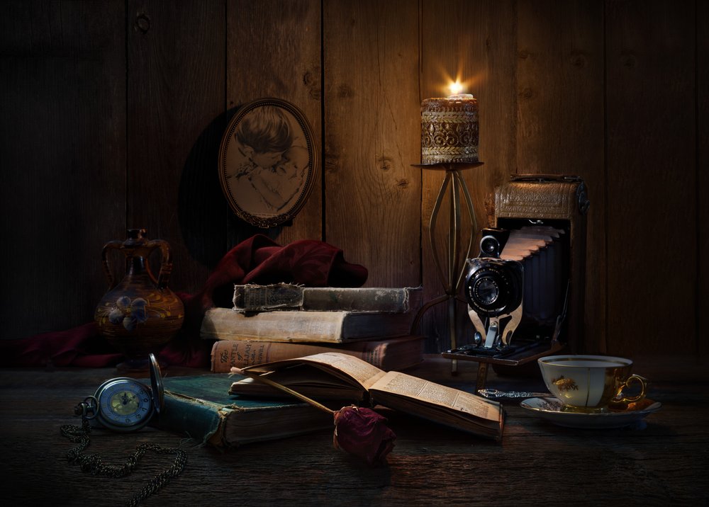 Nostalgic Candlelit Moment