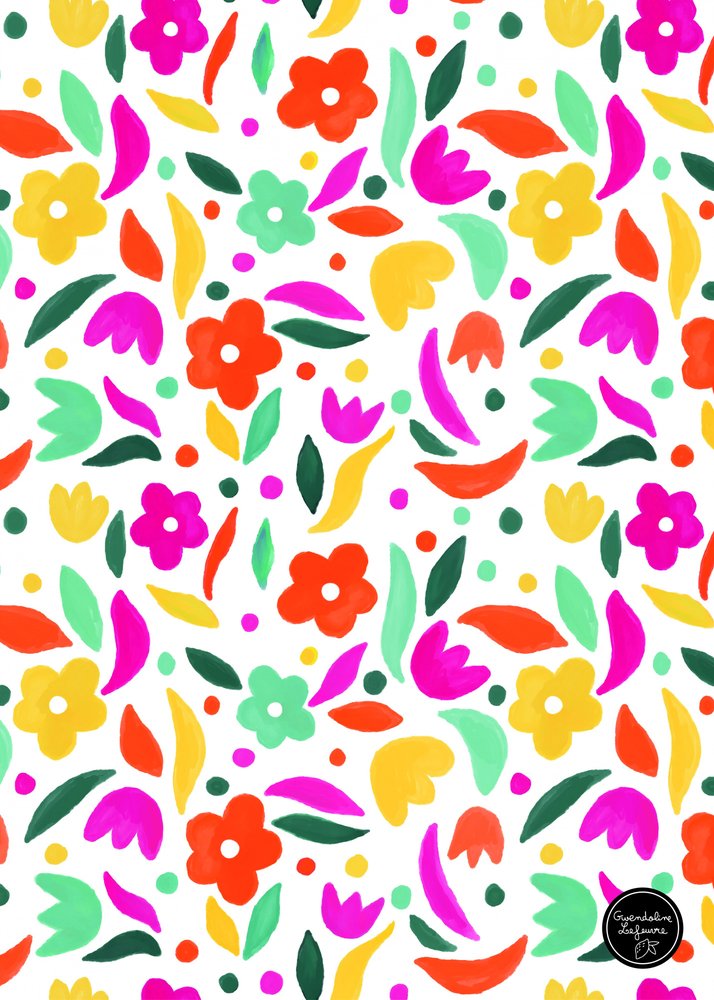 Whimsical Floral Pattern