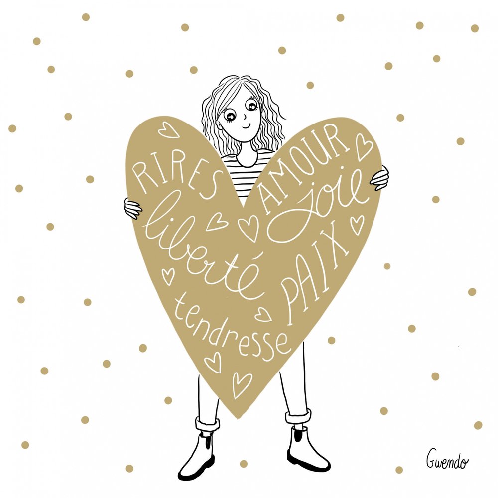 Positive French Heart
