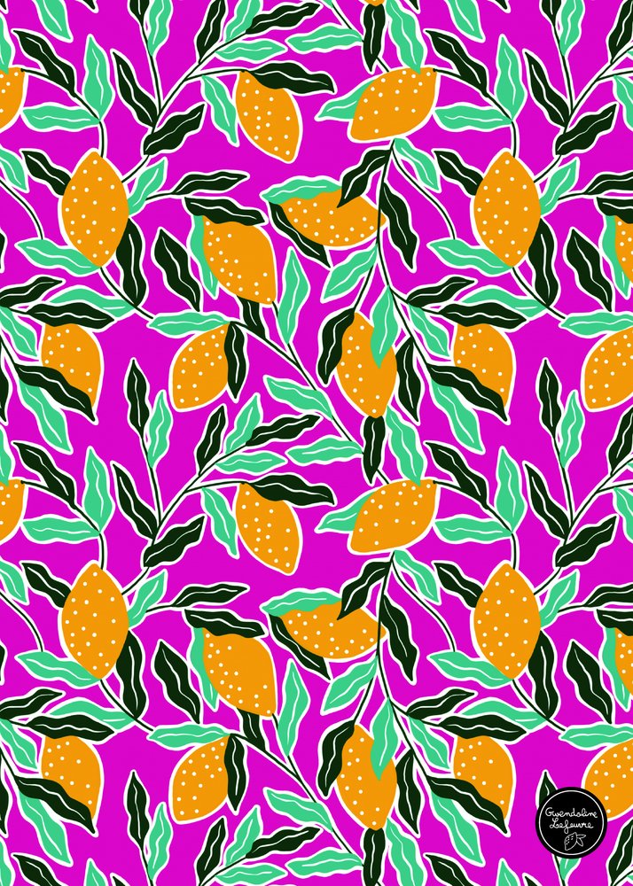 Vibrant Pink Lemons