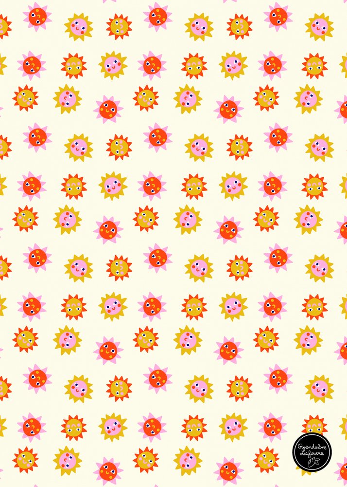 Happy Sun Pattern