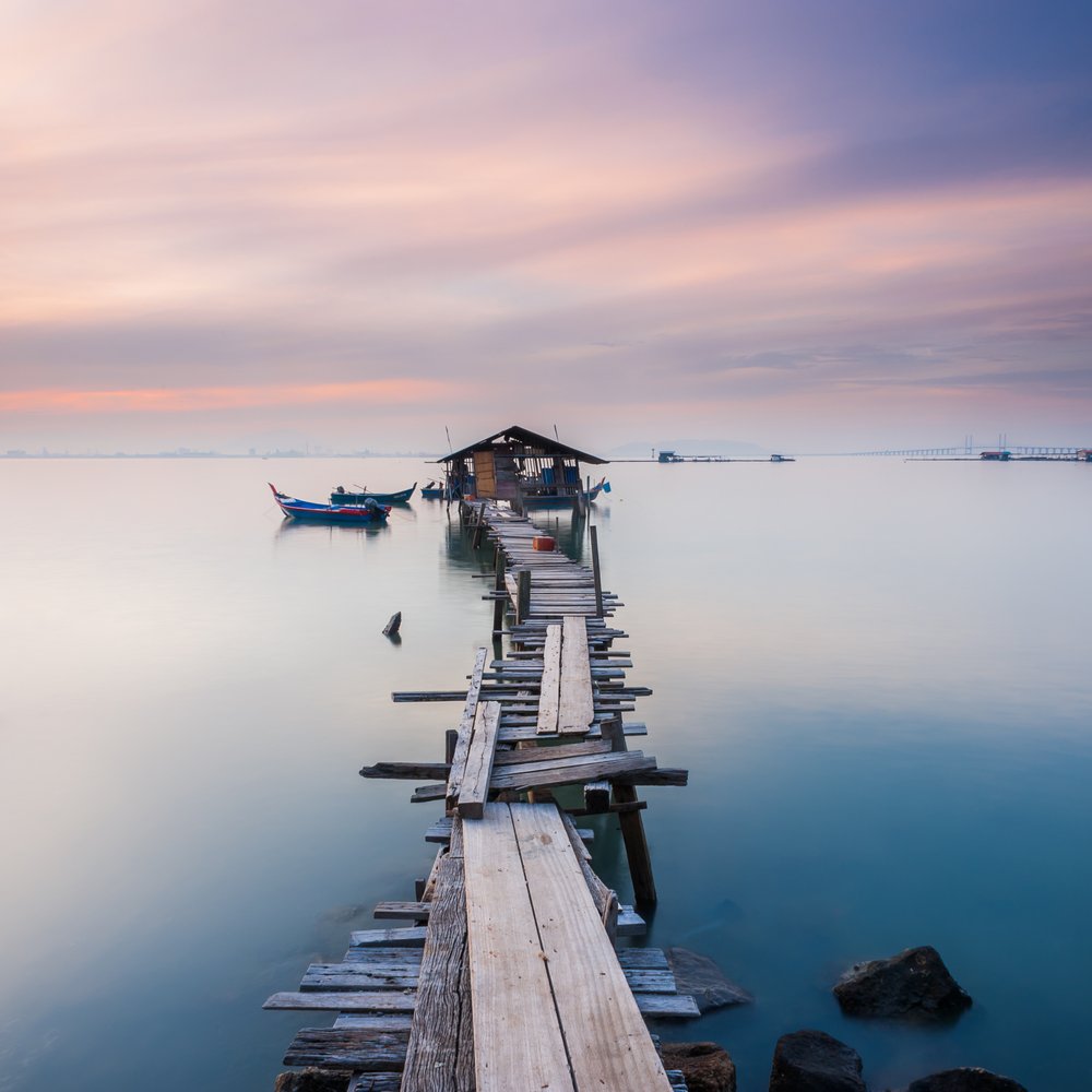 Serene Pier Sunrise