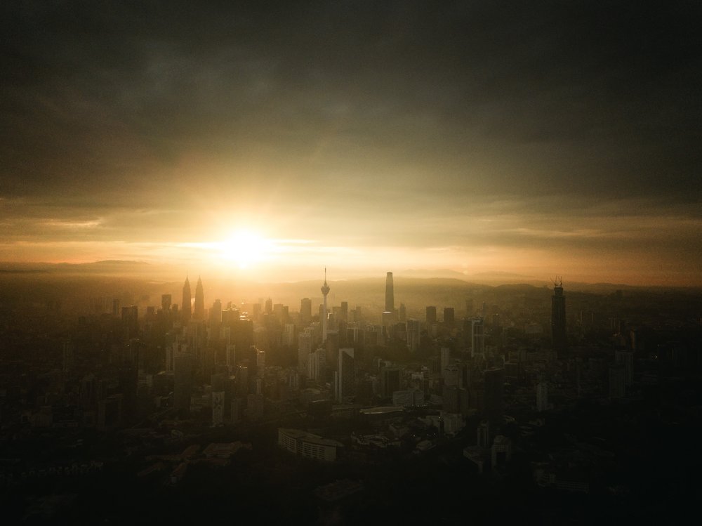 City Skyline Sunrise