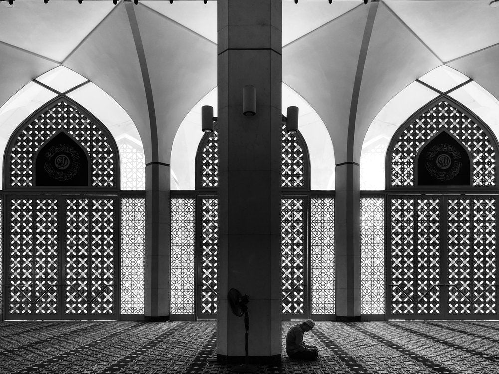 Solitary Mosque Prayer