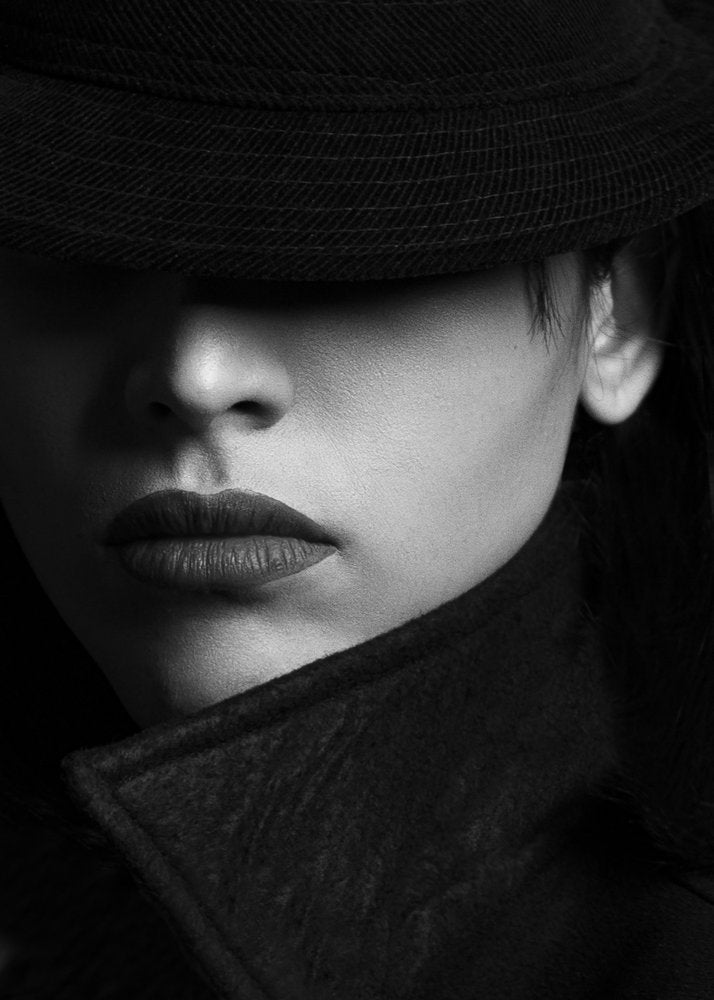 Mysterious Woman In Hat