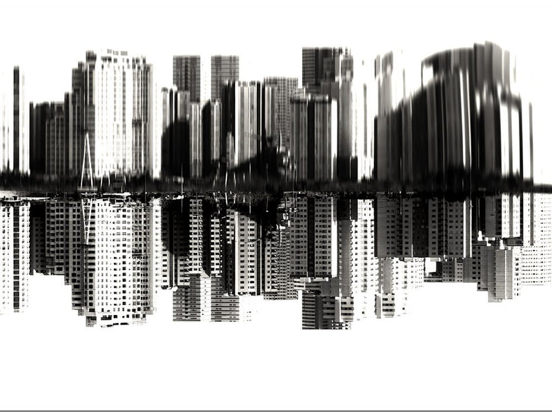 Mirrored City Skyline