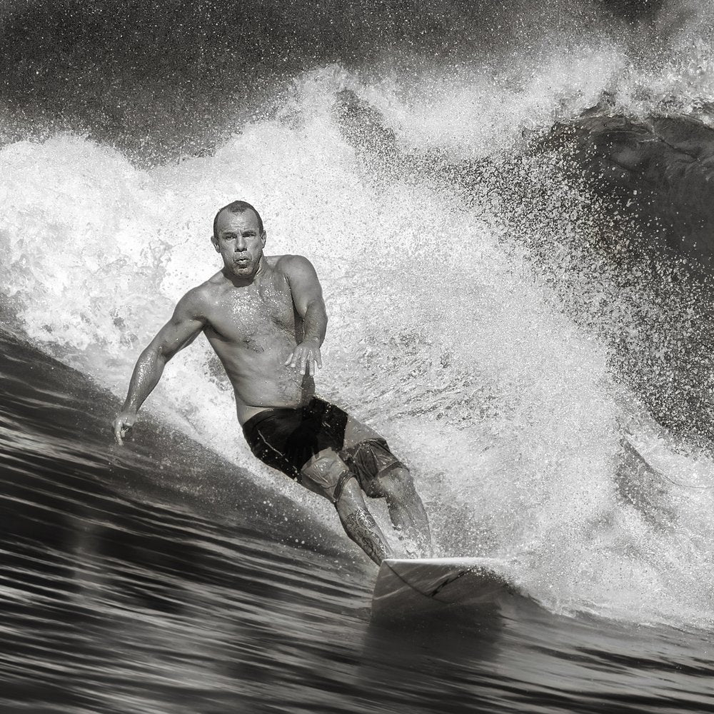 Powerful Wave Surfing