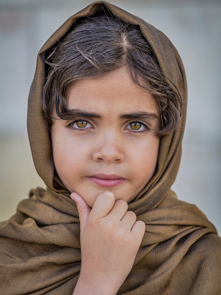 Thoughtful Girl Portrait