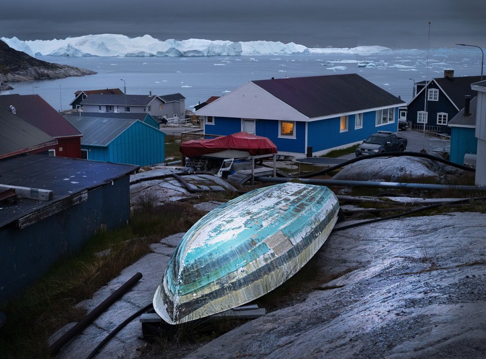 Arctic Village Icebergs