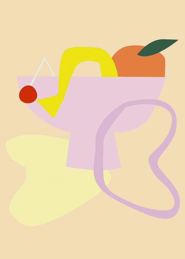 Abstract Fruit Bowl