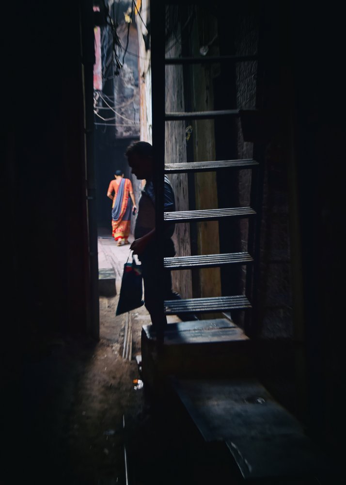 Indian Alley Silhouette