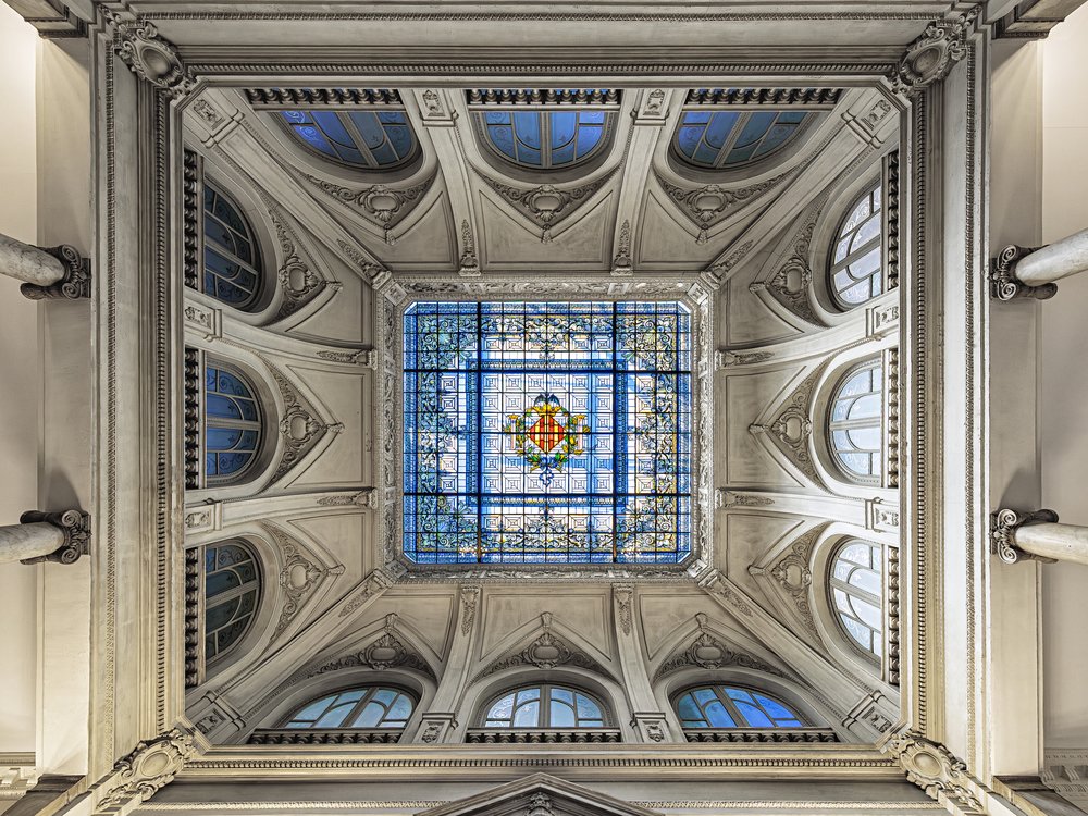 Ornate Skylight Ceiling