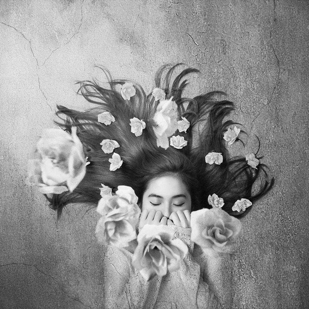 Serene Floral Embrace