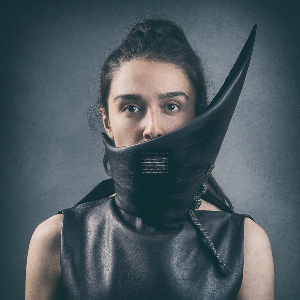 Mysterious Leather Mask Portrait