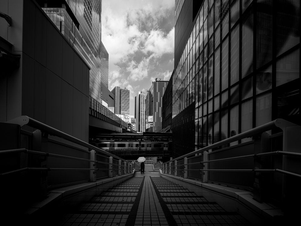 Monochrome City Commute