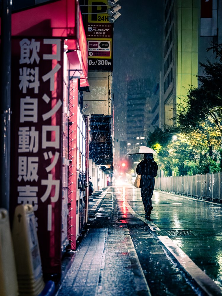 Rainy Tokyo Night