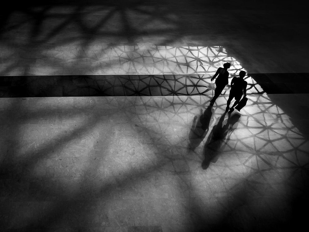 Geometric Shadow Walkers