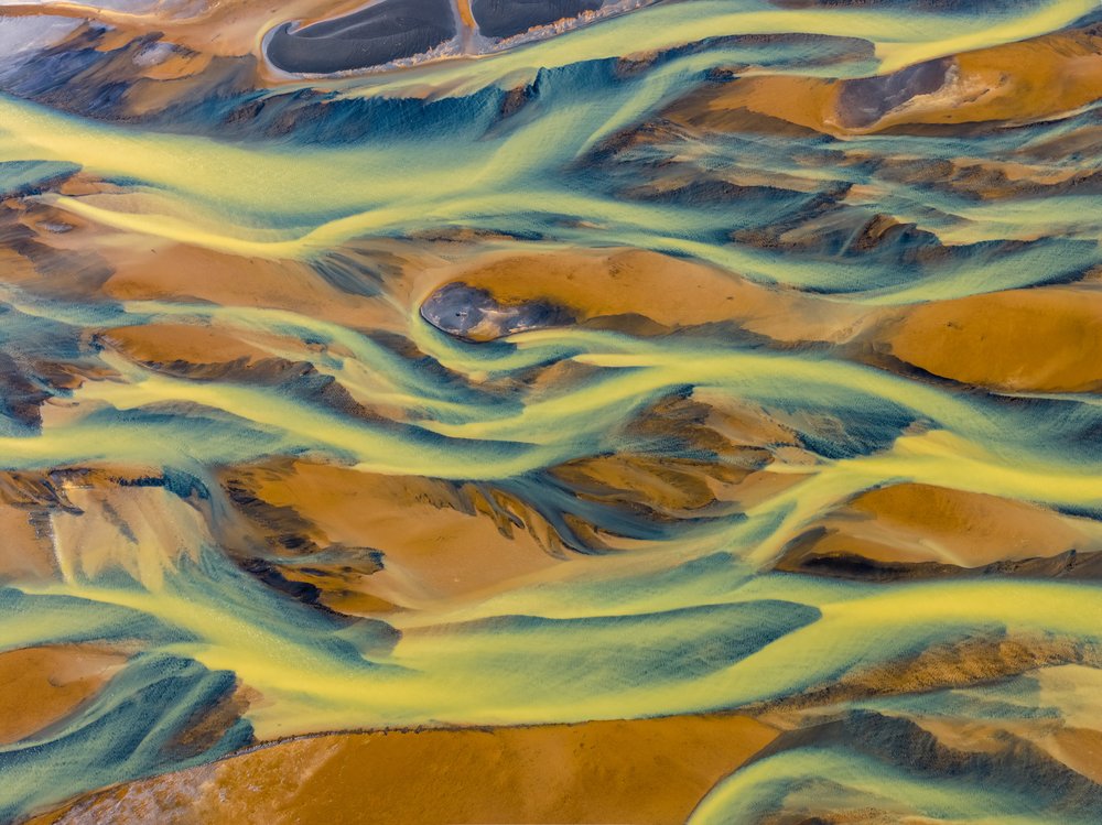 Vibrant Braided Rivers