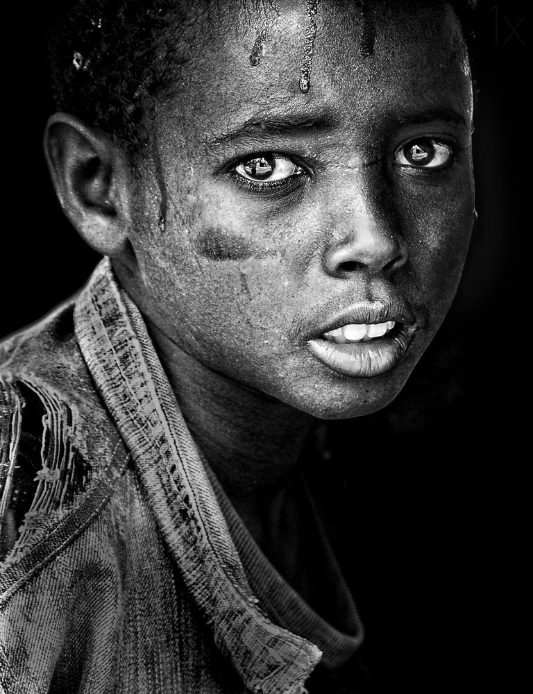 Intense Boy Portrait