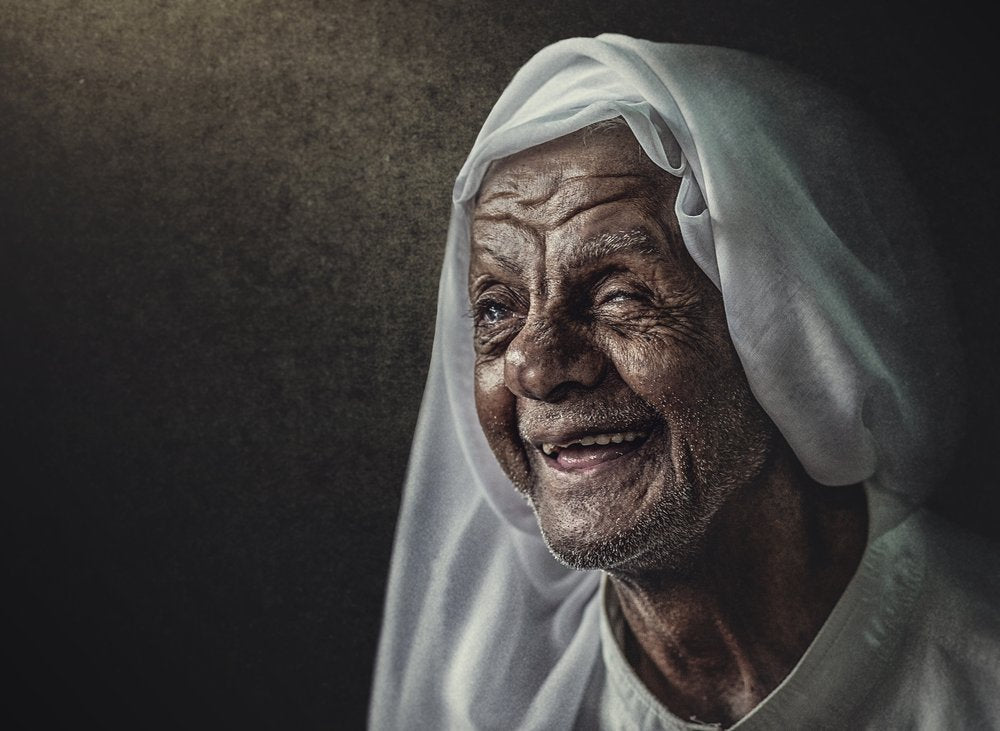 Joyful Elder Portrait