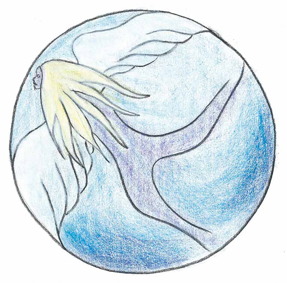 Ethereal Blue Angel