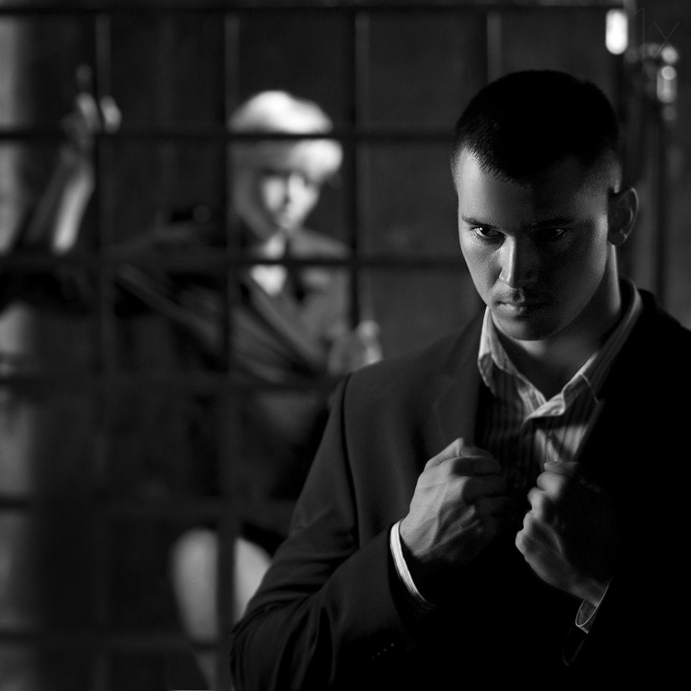Mysterious Man In Suit