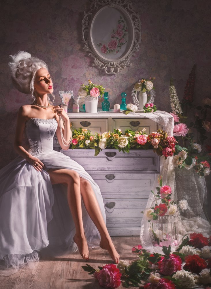 Elegant Rococo Woman