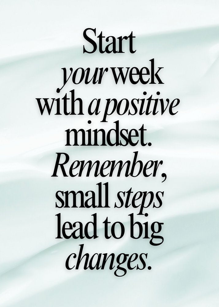 Small Steps Big Changes