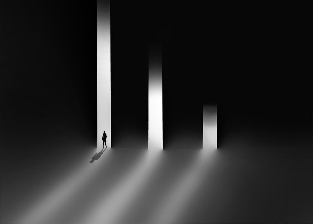 Man on Bright Path