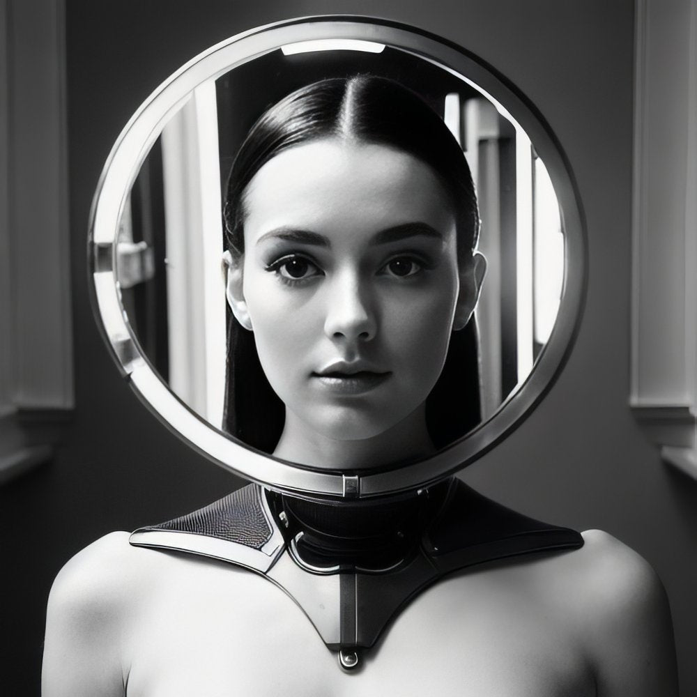 Futuristic Mirror Gaze