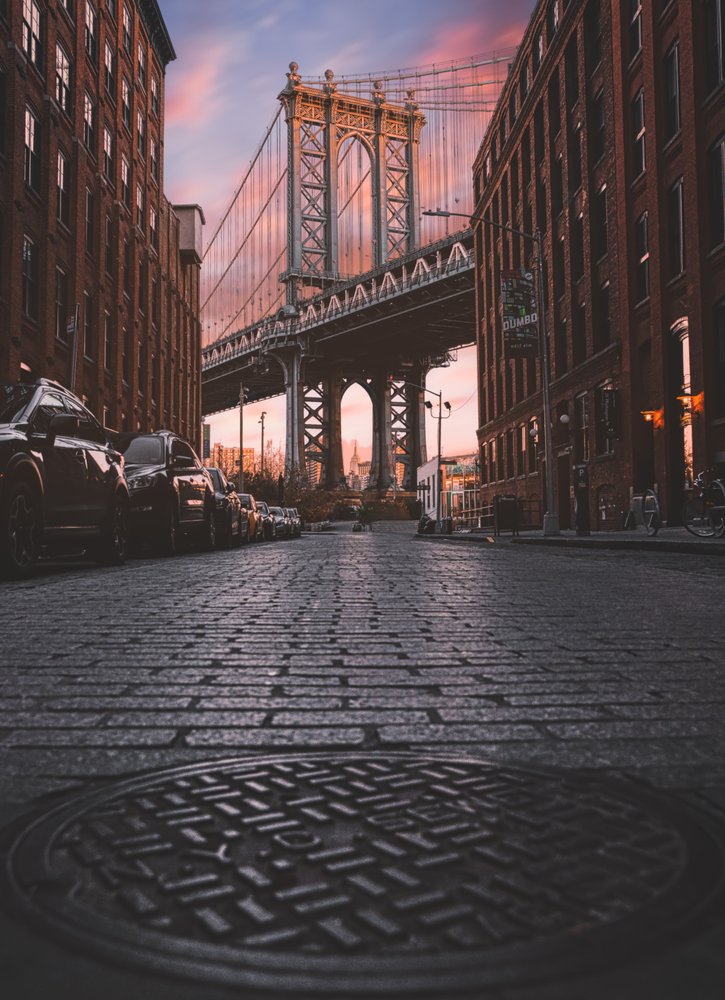 Manhattan Bridge DUMBO Sunset