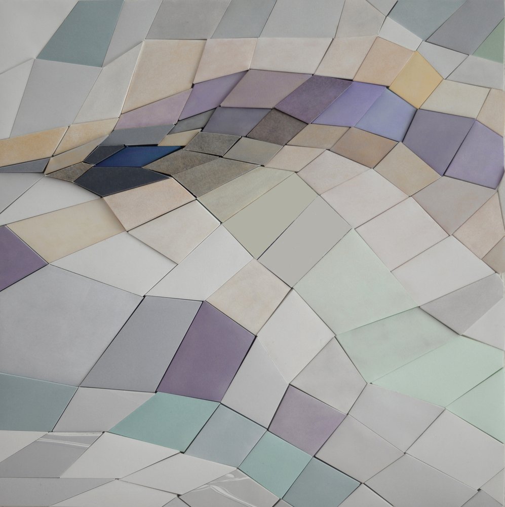 Undulating Geometric Pastels