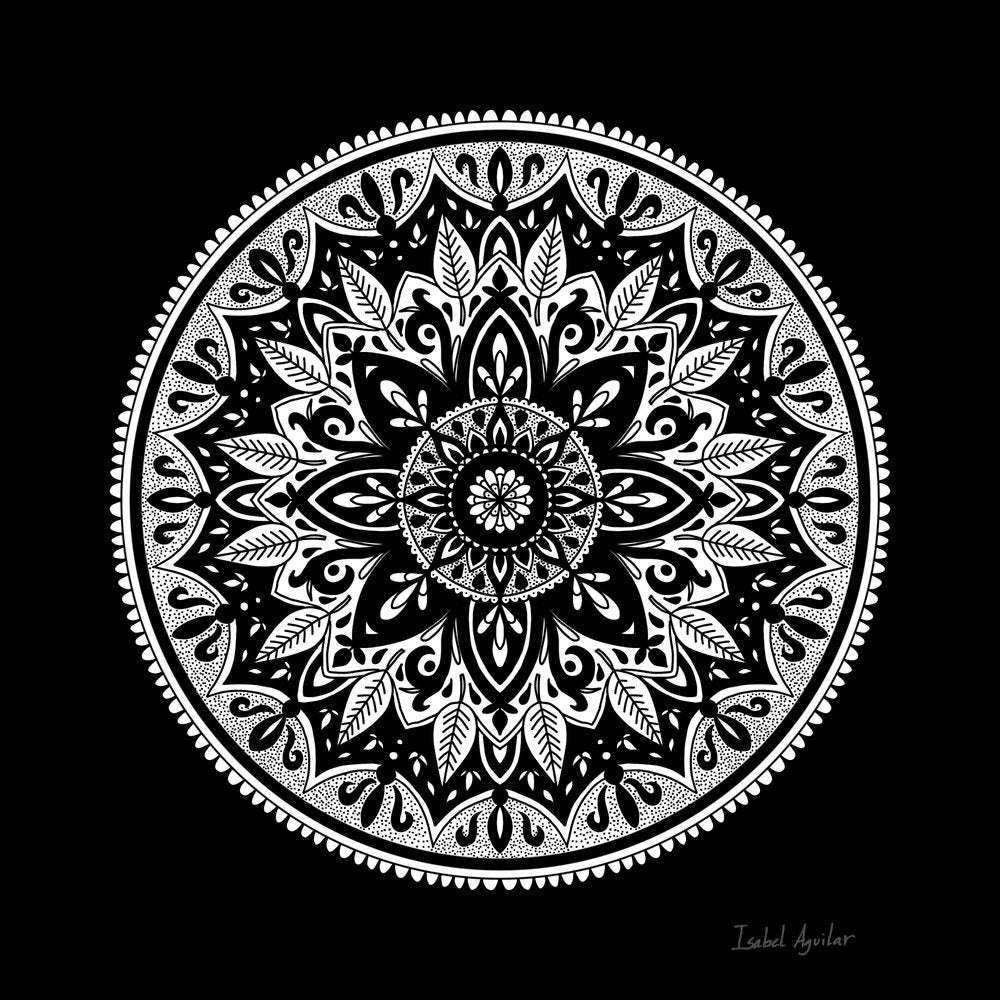 Intricate Floral Mandala