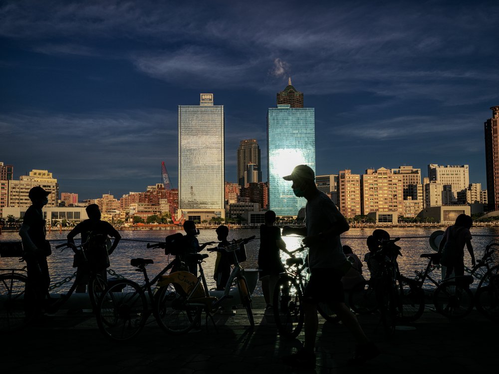 Dusk City Skyline