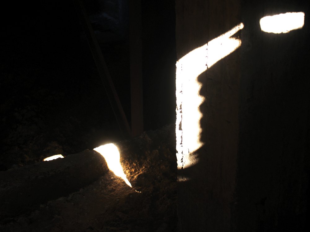 Golden Sunlight Shadows