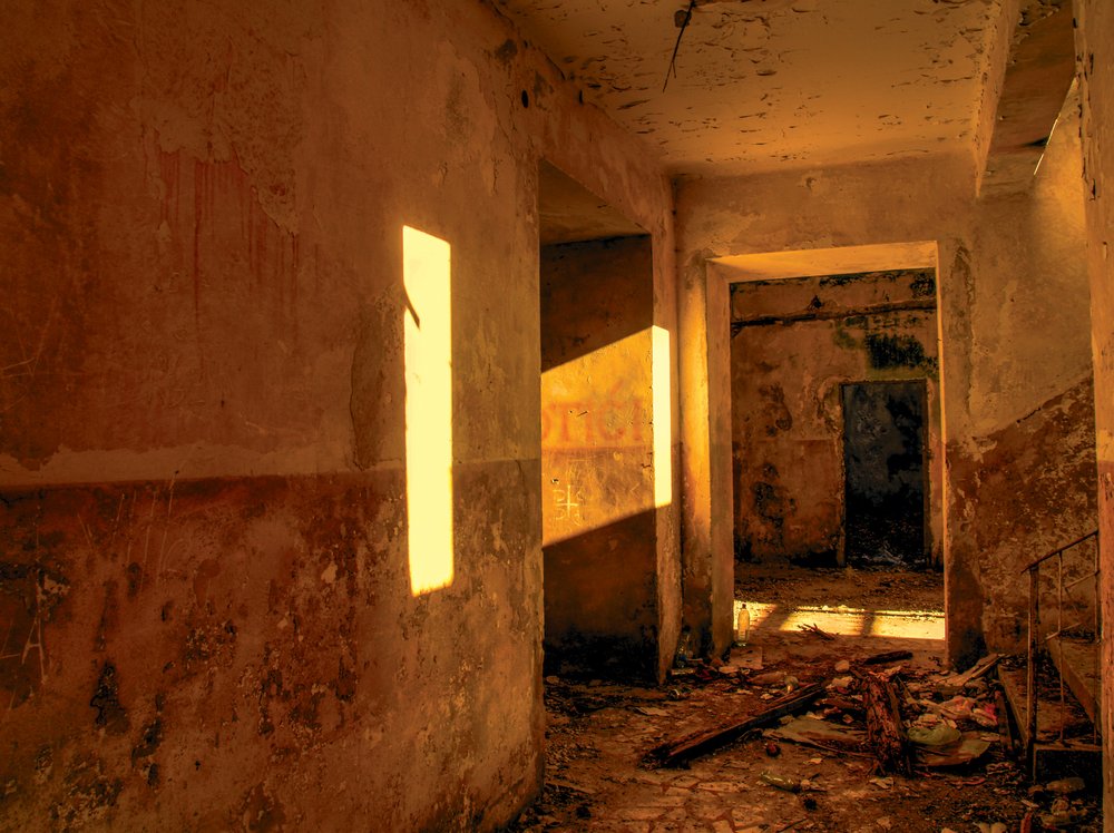 Sunlit Abandoned Hall