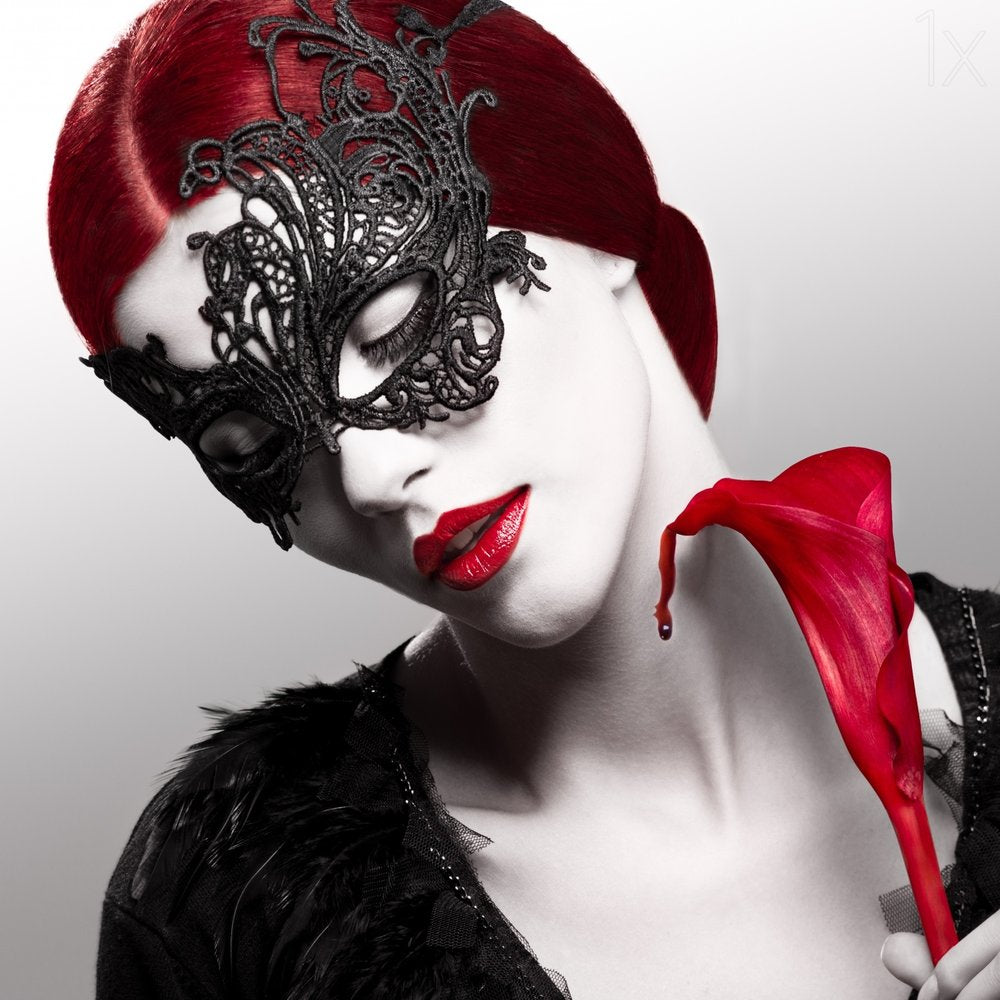 Elegant Masked Beauty
