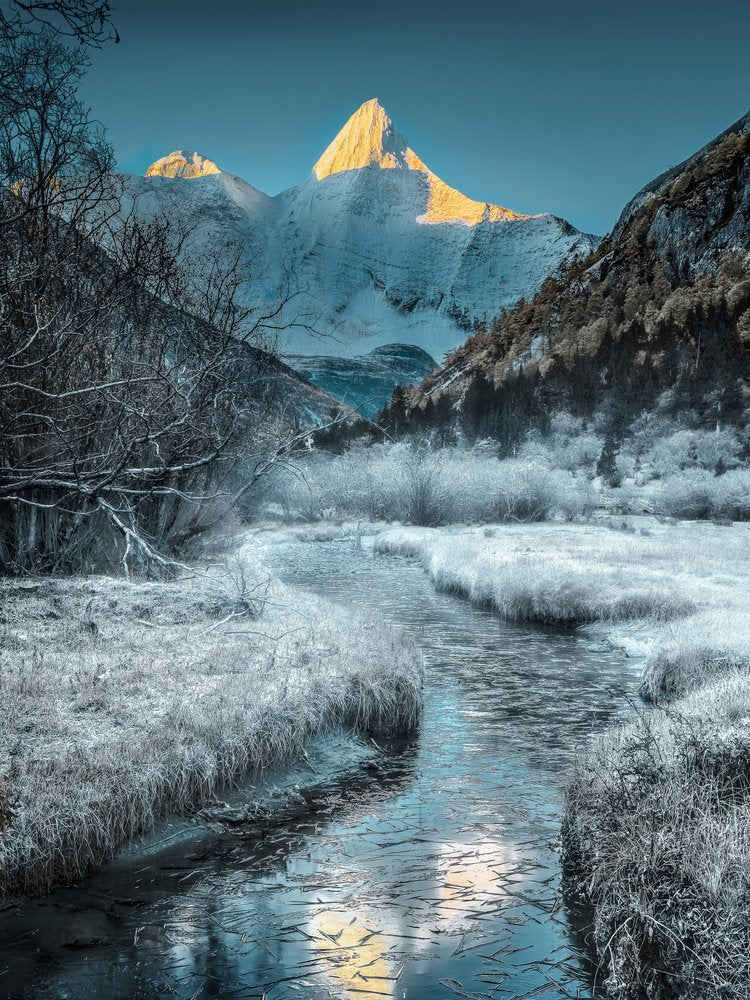 Winter Mountain Sunrise