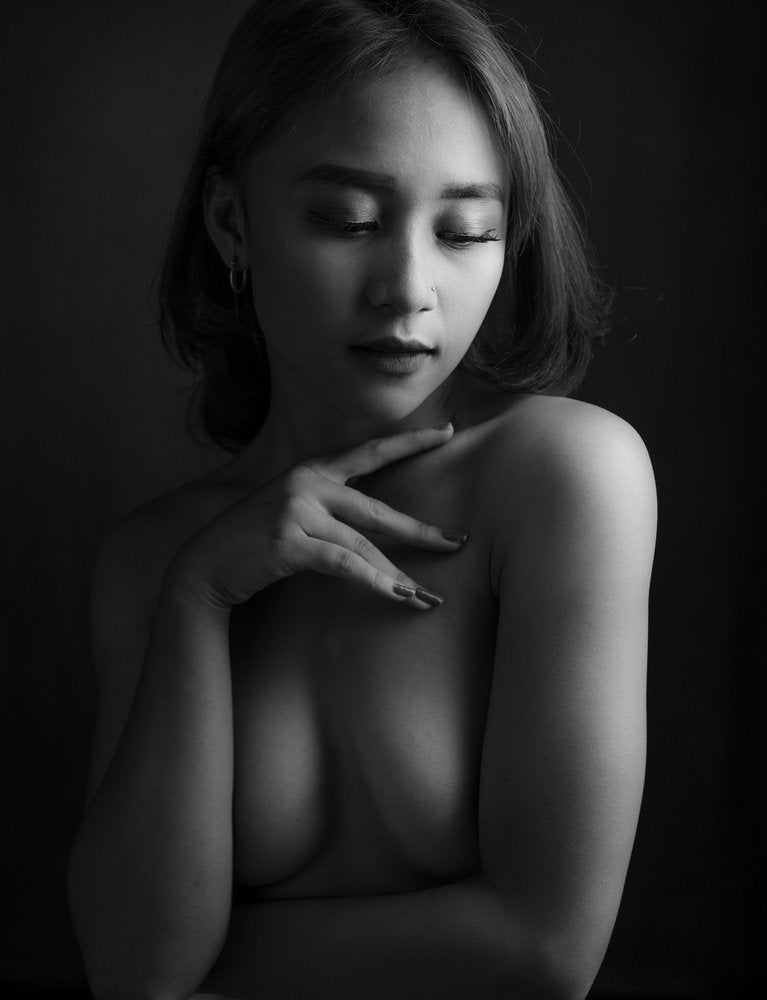Sensual Monochrome Woman