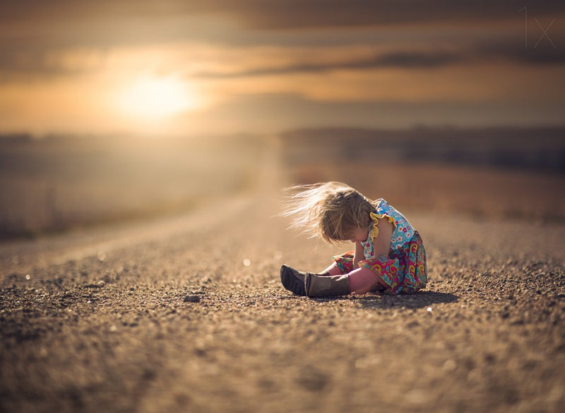 Golden Hour Little Girl