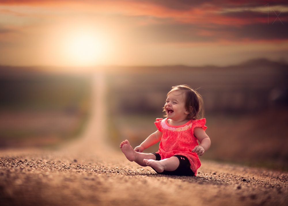 Happy Baby Sunset Road