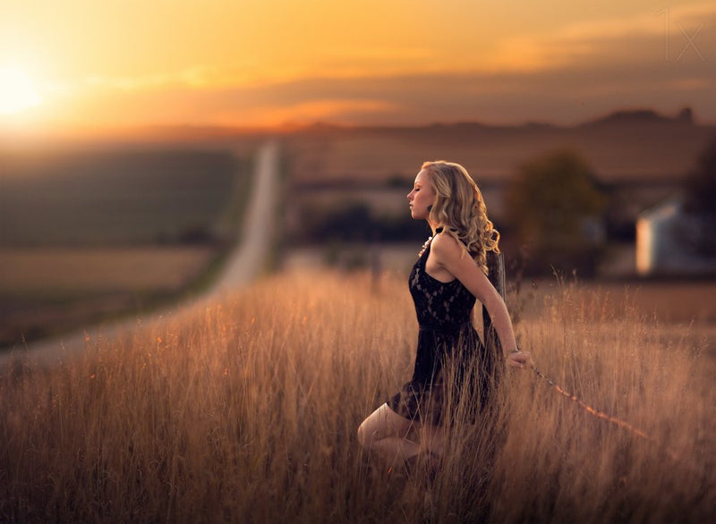 Woman In Golden Field