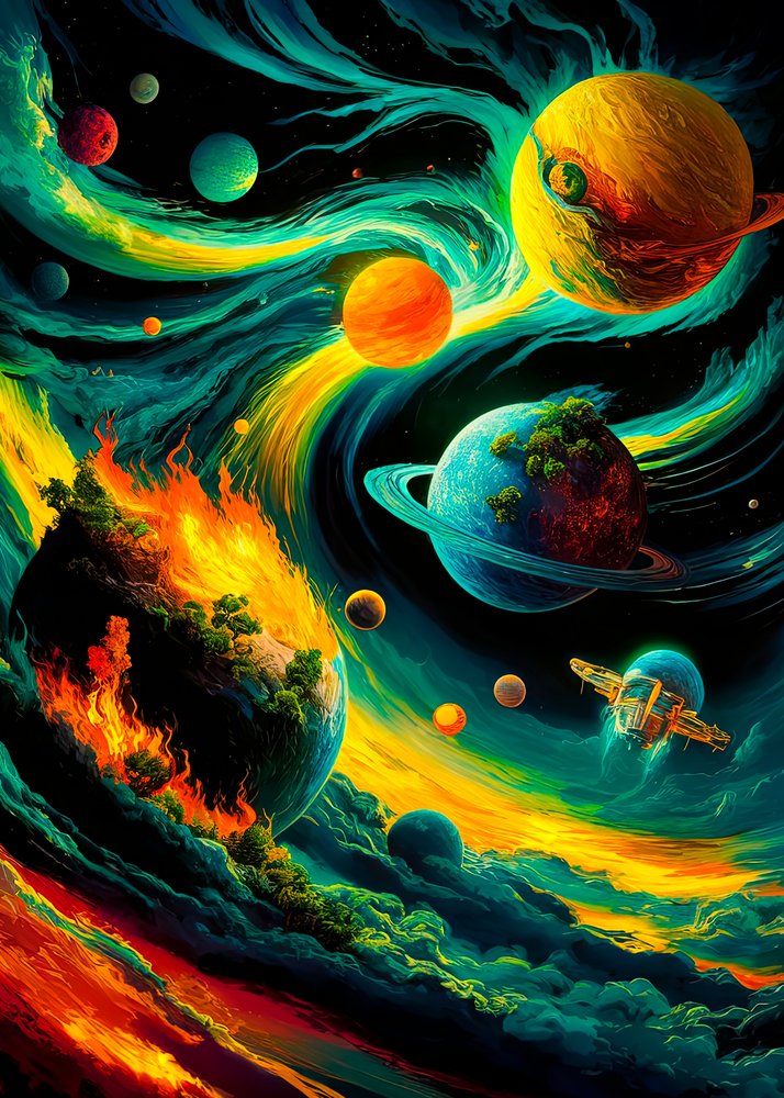Vibrant Cosmic Planets