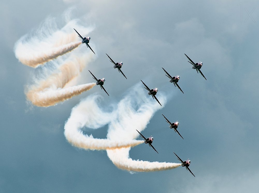 Aerobatic Jet Formation