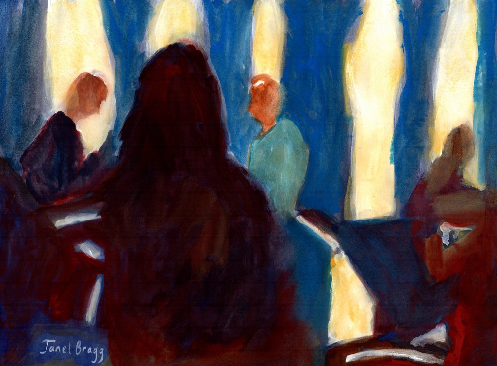 Figures In Warm Light