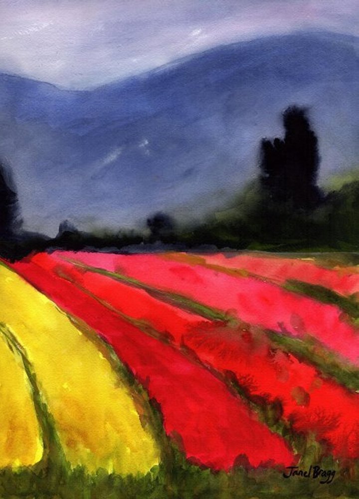 Vibrant Fields Landscape