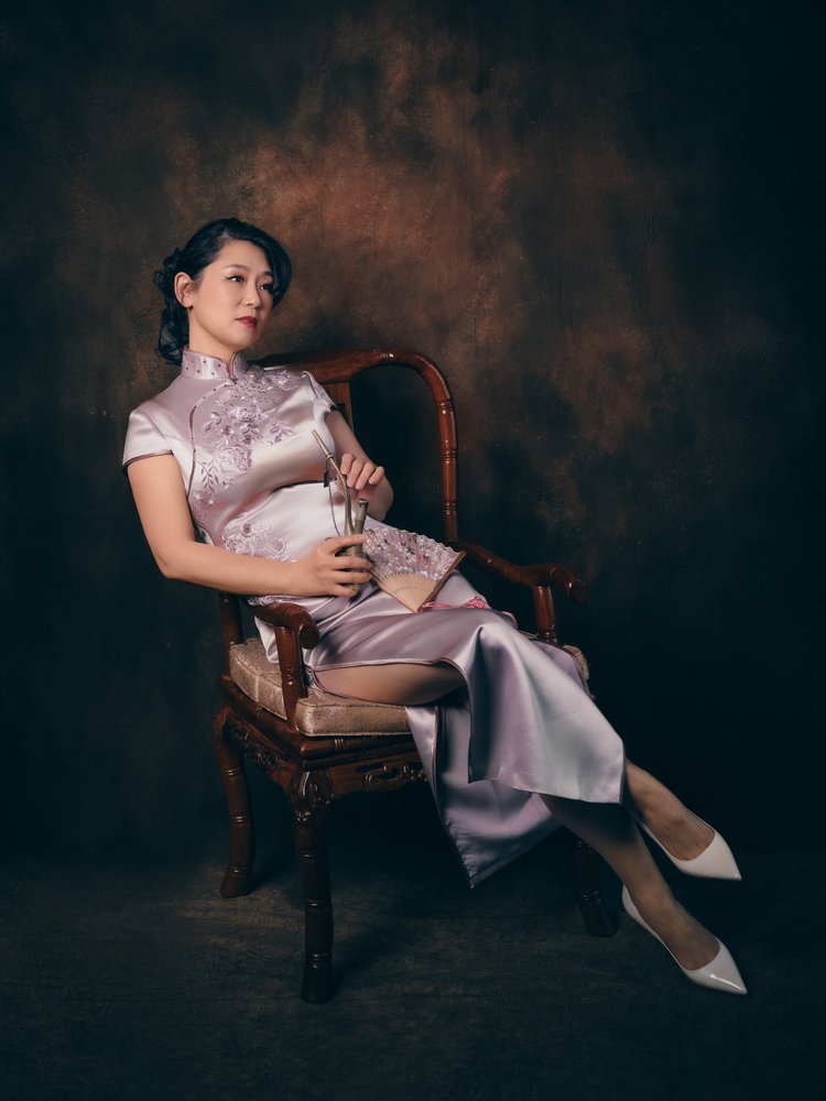 Elegant Woman in Cheongsam